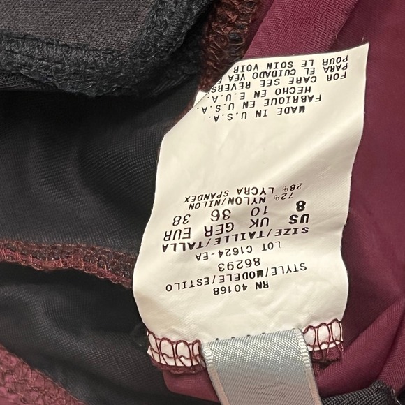 Magic Suit Vintage Women's Purple Floral Sleeveless Halter Neck Tank Top Size 8 - Picture 5 of 6